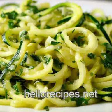 Zucchini Pasta Recipe: Zesty Lemon Garlic Heaven!