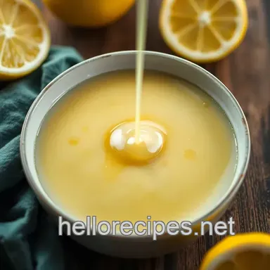 Easy & Zesty Recipe for Lemon Glaze: My Family's Favorite Drizzle Recipe Card