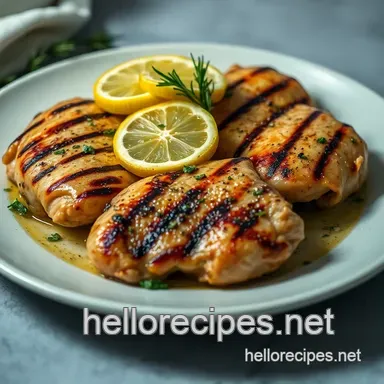 My Zesty Lemon Herb Grilled Chicken: A Top Gluten Free Dinner Recipe Recipe Card