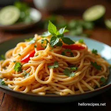 Ultimate Zesty Lime Crunch Noodle Salad Recipe 35 Mins Recipe Card