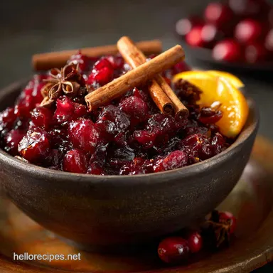 Cranberry Relish Recipe: Best Easy Zesty Orange and Cinnamon