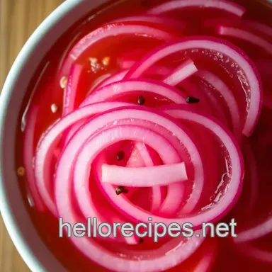 How to Make Pickled Red Onion: My Easy and Zesty Recipe Recipe Card