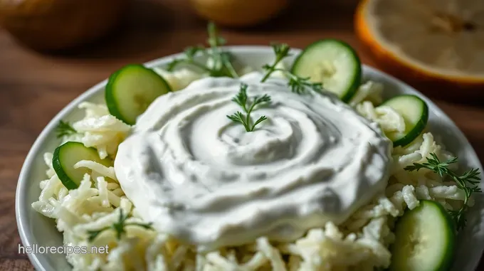 Authentic Tzatziki: A Creamy Refreshing Greek Delight