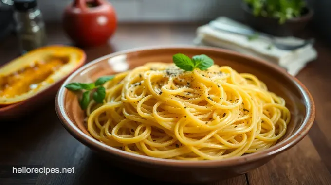 Baked Spaghetti Squash with Herb-Infused Marinara