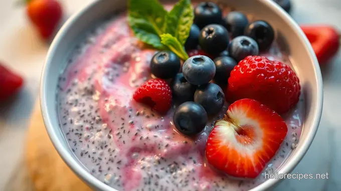 Berry Chia Seed Pudding