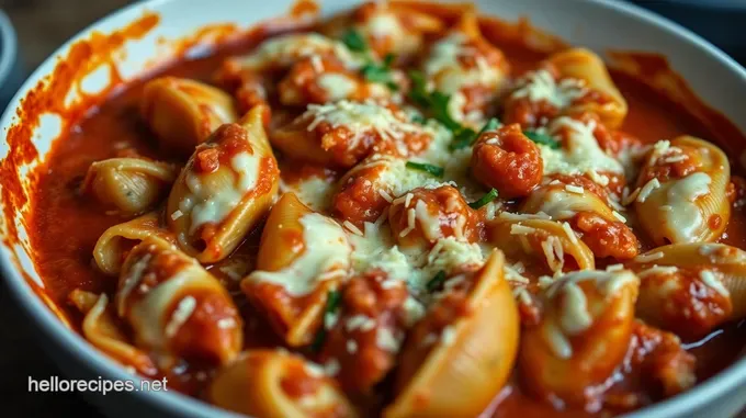 Cheesy Chicken-Stuffed Shells: Comfort Food in a Bite