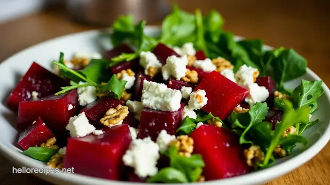Chilled Beetroot Delight: A Vibrant Cold Beet Salad