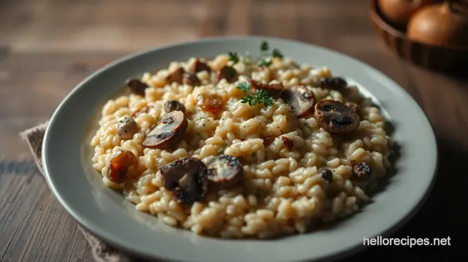 Creamy Dreamy Mushroom Risotto