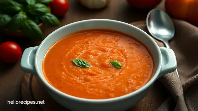 My Best Easy Soup Recipes: Creamy Tomato Basil Soup for Cozy Nights Creamy Tomato Basil Soup