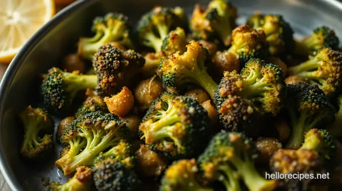 Crispy Roasted Broccoli with Garlic and Lemon Zest