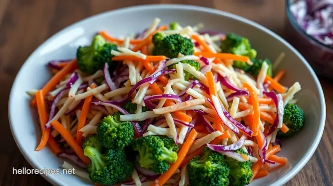 Crunchy Broccoli Slaw: A Vibrant Twist on Classic Coleslaw