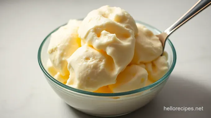 Delightful Homemade Vanilla Ice Cream