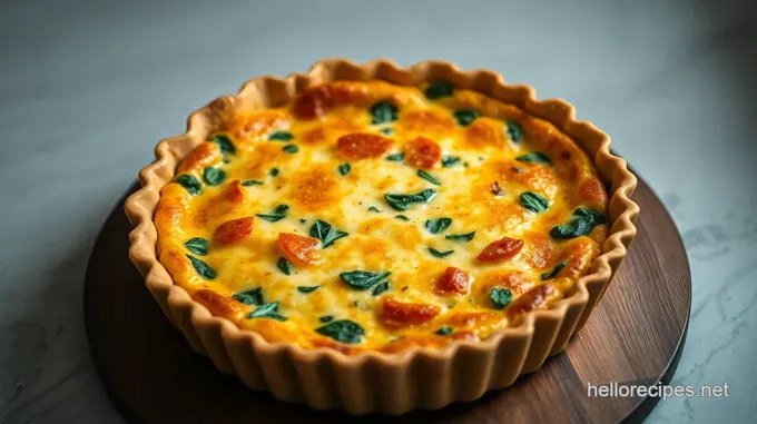 Easily Elegant Spinach Quiche