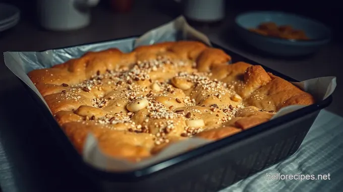 Everything Bagel Blondies