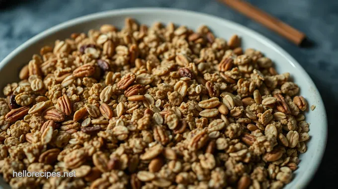 Homemade Crunchy Oatmeal Raisin Granola
