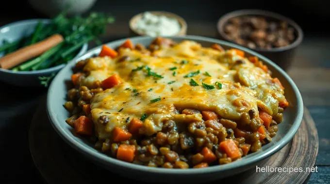 Lentil Shepherd s Pie with Sweet Potato Topping