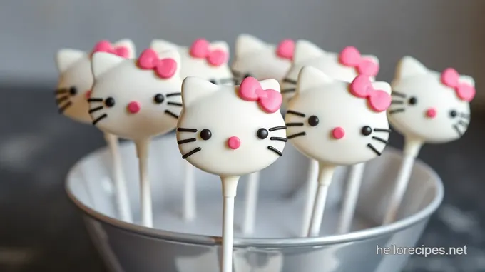 Hello Kitty Cake Pops