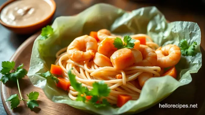 Modern Vietnamese Spring Rolls with Peanut-Lime Dip