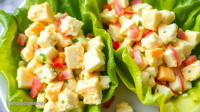 Egg Salad Lettuce Wraps