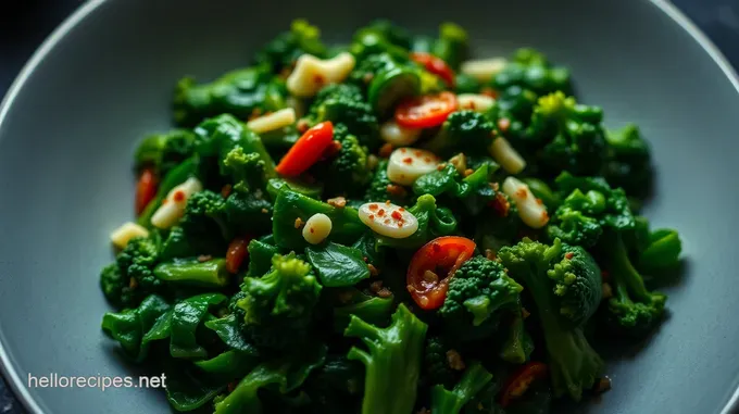 Sautéed Broccoli Rabe: A Vibrant Green Dish with a Kick!