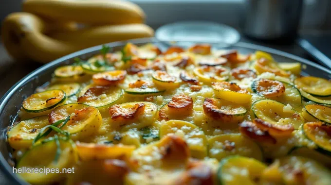 Sunshine Summer Squash Gratin with Herby Crumble