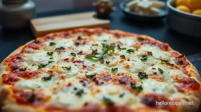 The Cheesus Crust White Pizza: Garlic Herb Heaven