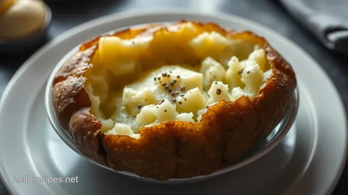 The Crispiest Fluffiest Baked Potato