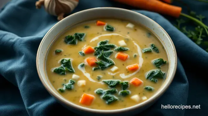 Velvety Kale Soup with Creamy Coconut Touch