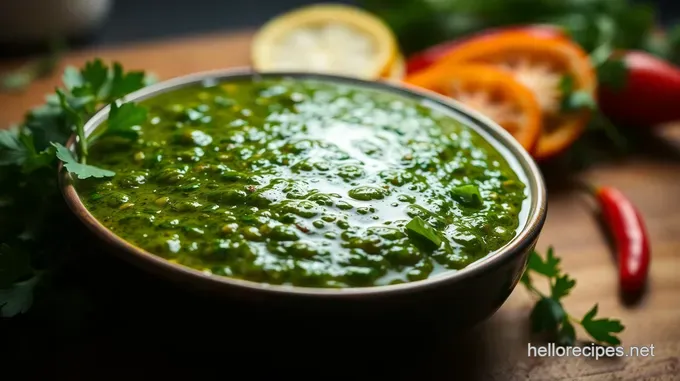 Zesty Chimichurri Sauce: Your Go-To Condiment for Grilled Meats