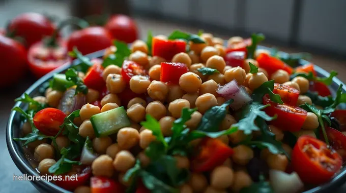 Zesty Mediterranean Chickpea Salad