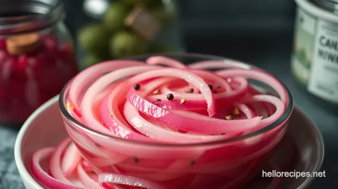Zesty Pickled Red Onions: A Vibrant Condiment
