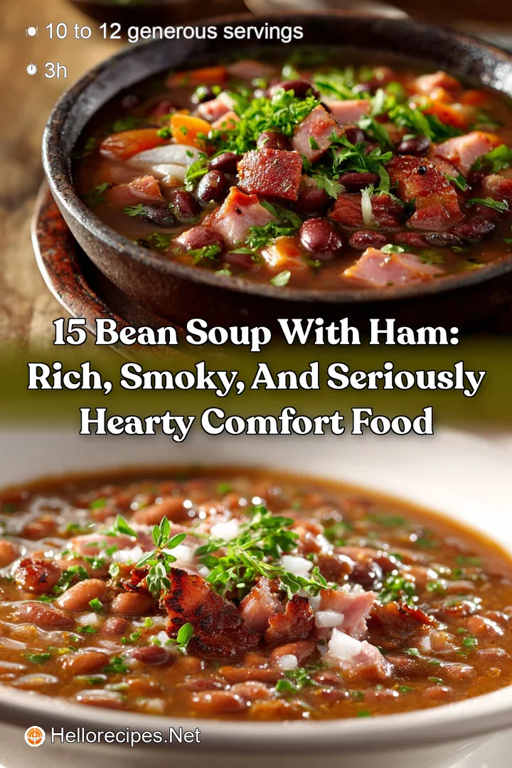 15 Bean Soup with Ham: Rich Smoky and Seriously Hearty Comfort Food