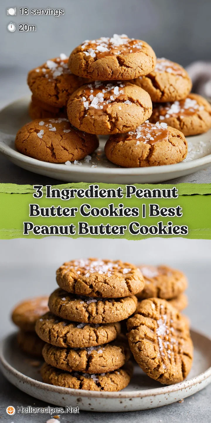 Close-up of a perfectly baked peanut butter cookie with visible peanut butter swirls and coarse sea salt crystals.