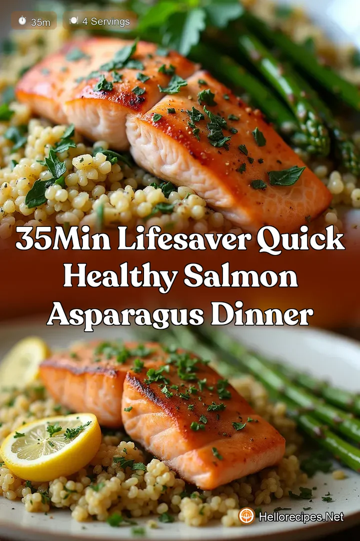 35Min Lifesaver Quick Healthy Salmon Asparagus Dinner