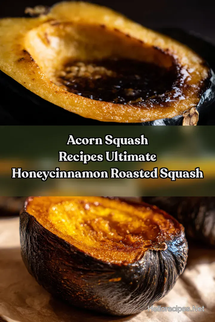 Acorn Squash Recipes Ultimate HoneyCinnamon Roasted Squash