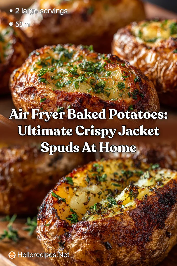 Air Fryer Baked Potatoes: Ultimate Crispy Jacket Spuds at Home