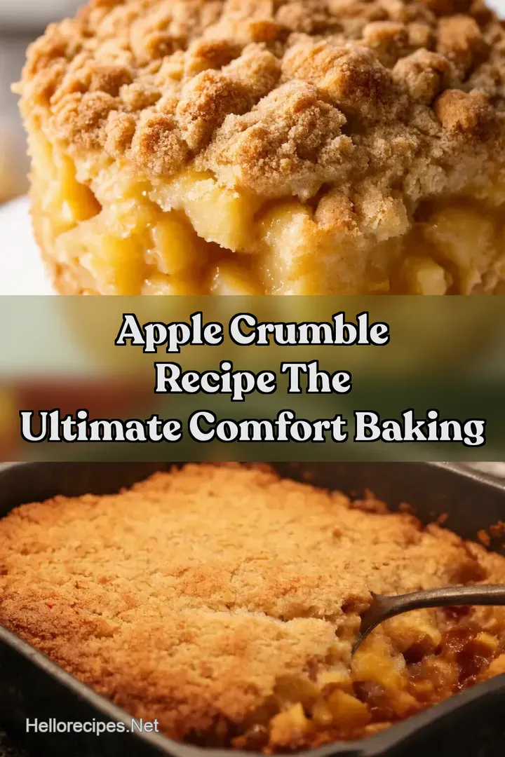 Apple Crumble Recipe The Ultimate Comfort Baking