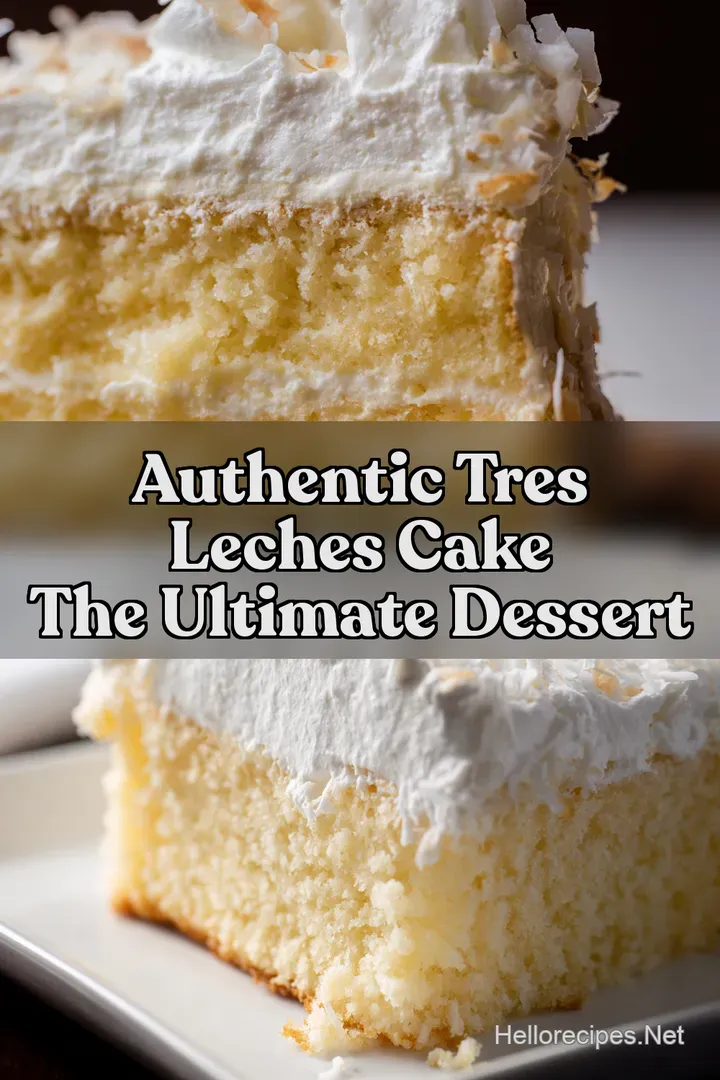Authentic Tres Leches Cake The Ultimate Dessert