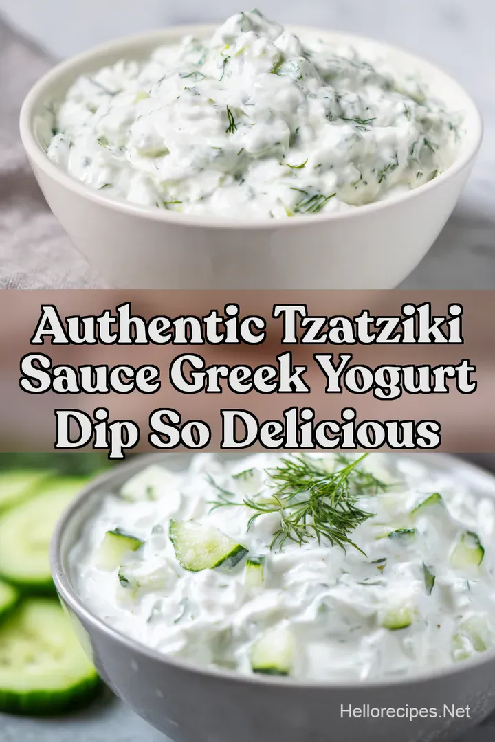 Authentic Tzatziki Sauce Greek Yogurt Dip So Delicious