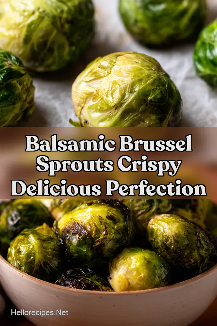 Balsamic Brussel Sprouts Crispy Delicious Perfection : PIN FOR LATER Balsamic Brussel Sprouts Crispy Delicious Perfection