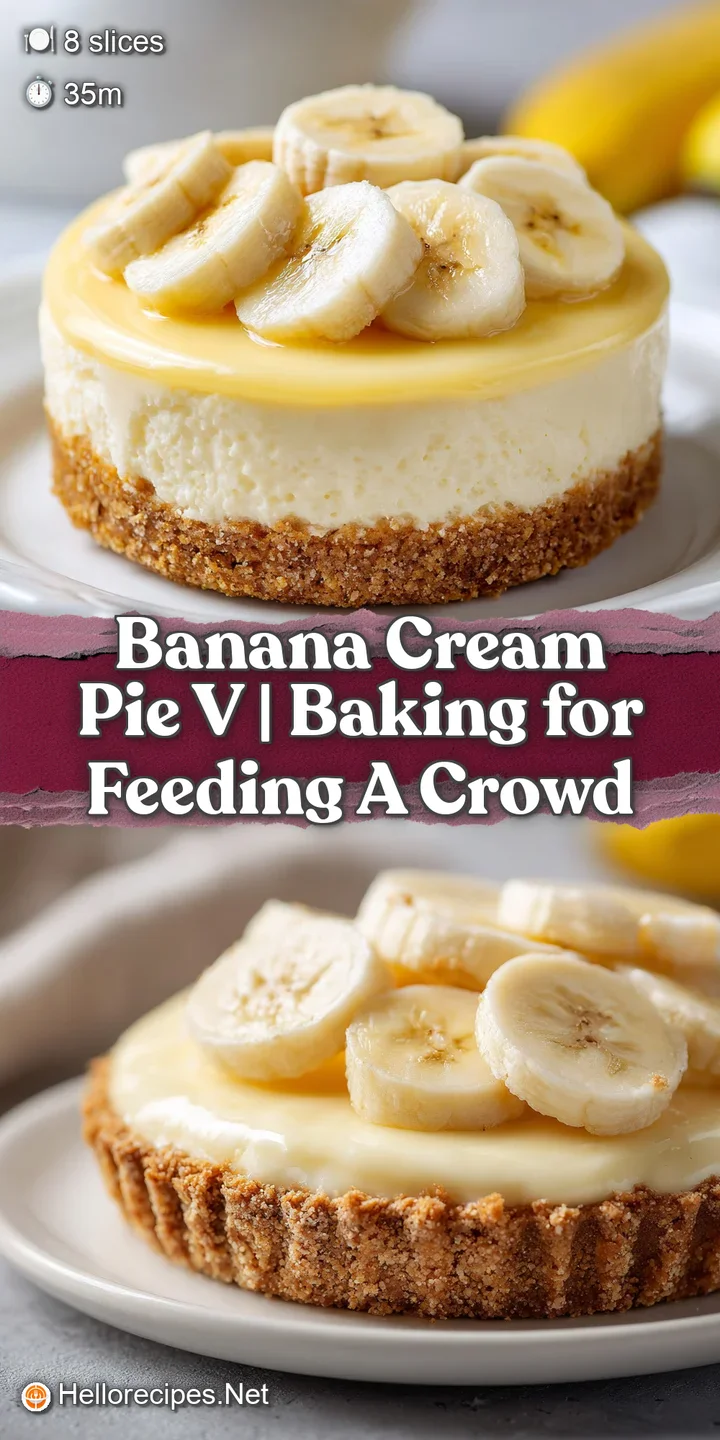 Close-up of velvety coconut cream peaks resting on a layer of soft yellow banana custard and a buttery crust.