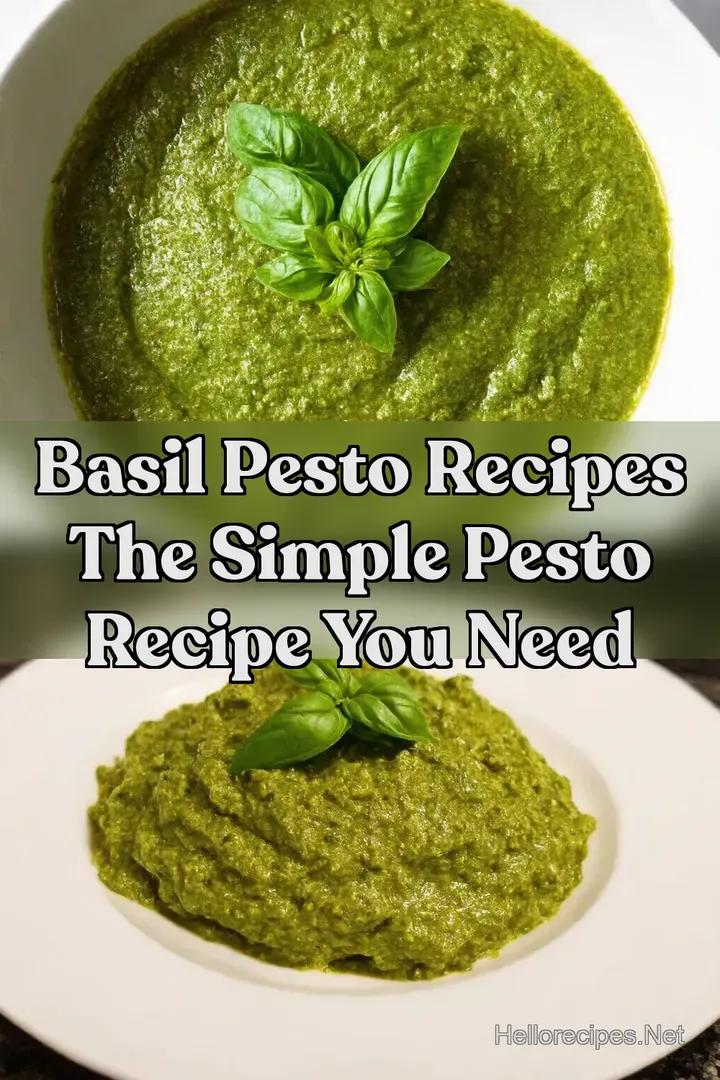 Basil Pesto Recipes The Simple Pesto Recipe You NEED