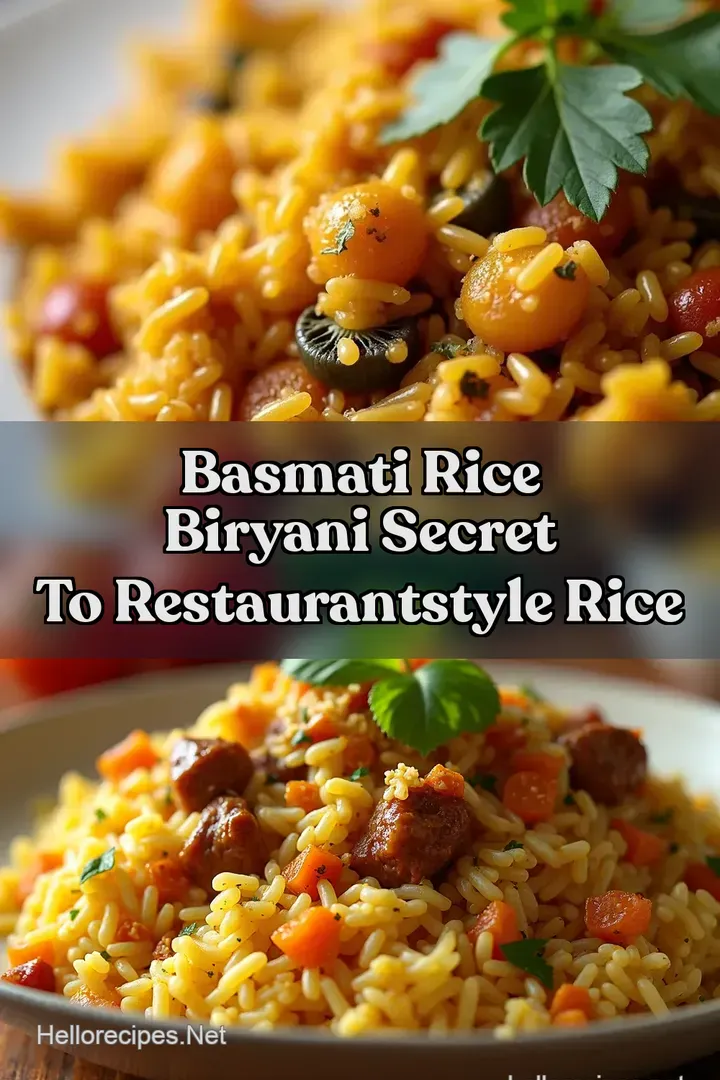 Basmati Rice Biryani Secret to RestaurantStyle Rice