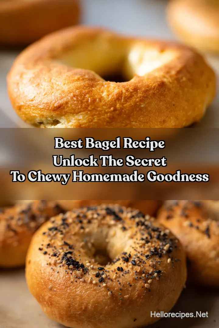Best Bagel Recipe Unlock the Secret to Chewy Homemade Goodness