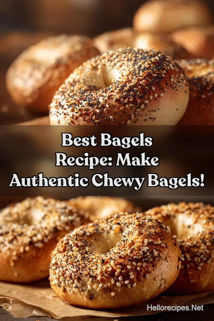 Best Bagels Recipe: Make Authentic Chewy Bagels! : PIN FOR LATER Best Bagels Recipe: Make Authentic Chewy Bagels!