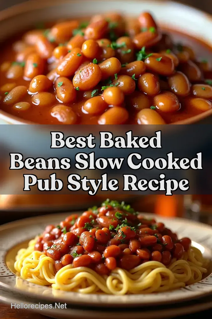 Best Baked Beans Slow Cooked Pub Style Recipe