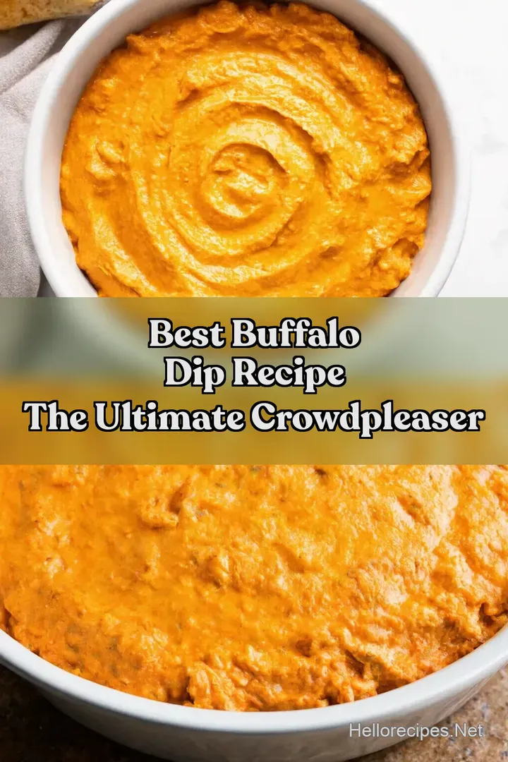 Best Buffalo Dip Recipe The Ultimate CrowdPleaser