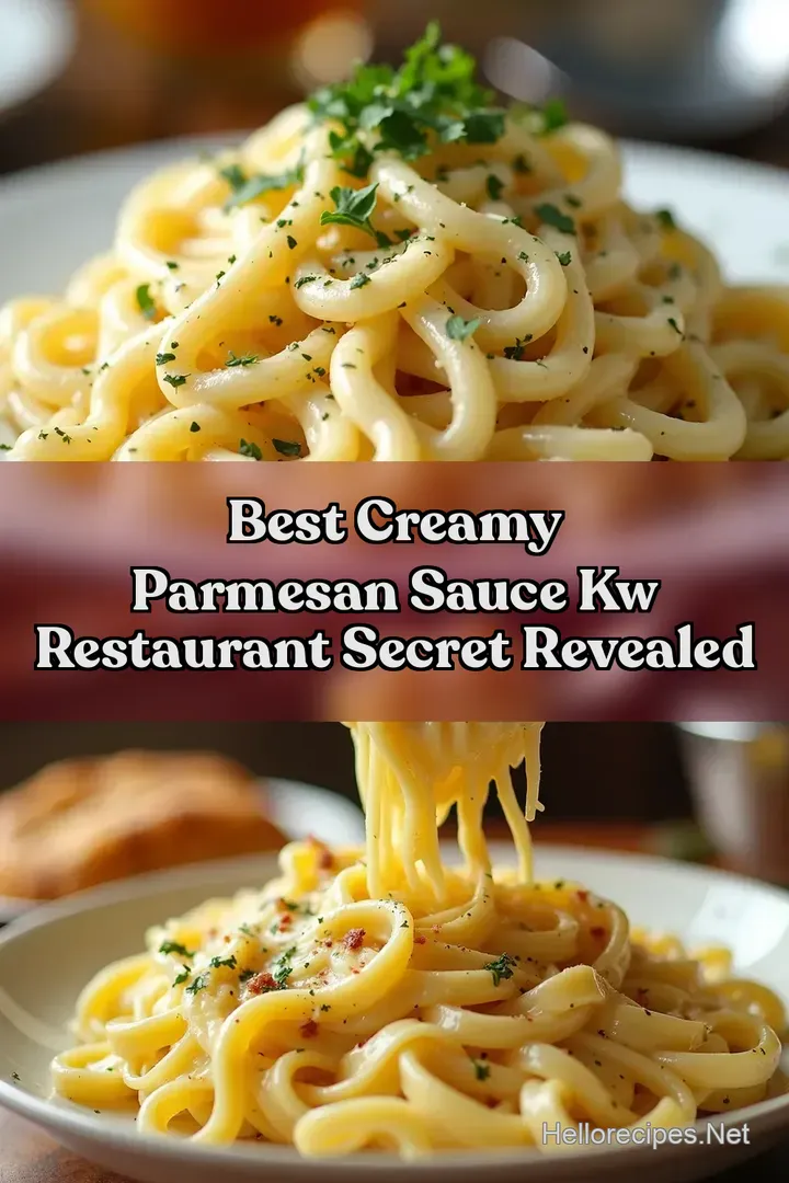 Best Creamy Parmesan Sauce kw Restaurant Secret Revealed