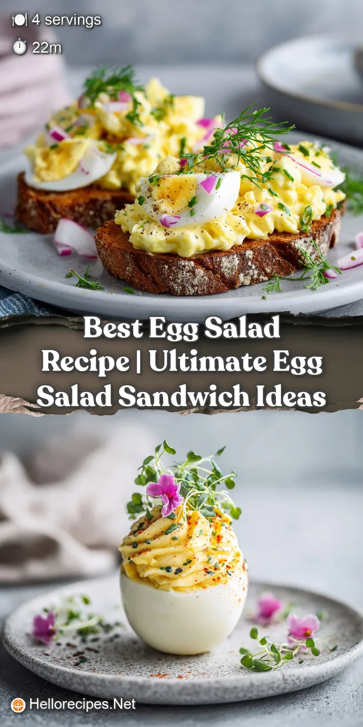 Close-up of a forkful of rich, textured egg salad, revealing creamy mayonnaise binding bright yellow yolk.