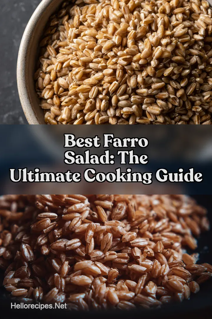 Best Farro Salad: The Ultimate Cooking Guide : PIN FOR LATER Best Farro Salad: The Ultimate Cooking Guide